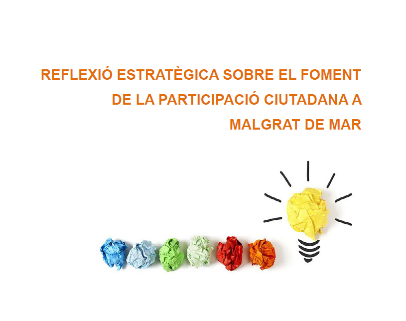 Imatge pels mitjans: Pla estratègic de participació ciutadana